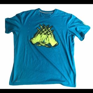 Nike dri-fit blue , skeleton